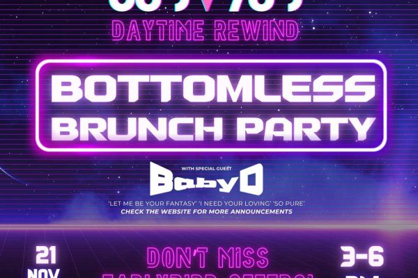 80’s vs 90’s: Daytime Rewind Bottomless Brunch